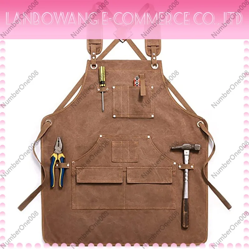 Gardening Tools Logo - Avental de Trabalho em Lona Reforçada