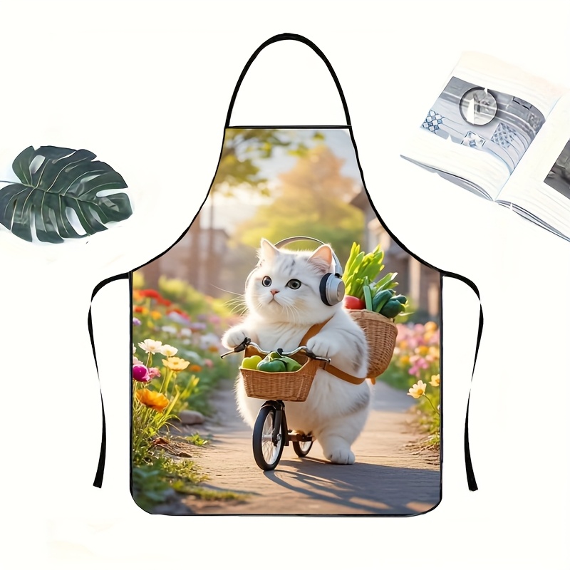 Gardening Tools Women - 1pc adorável gato gordo bicicleta floral