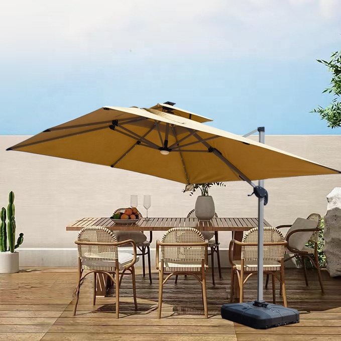 Gardening Tools Logo - Guarda-Sol Cantilever Grande Tamanho L 3*3M
