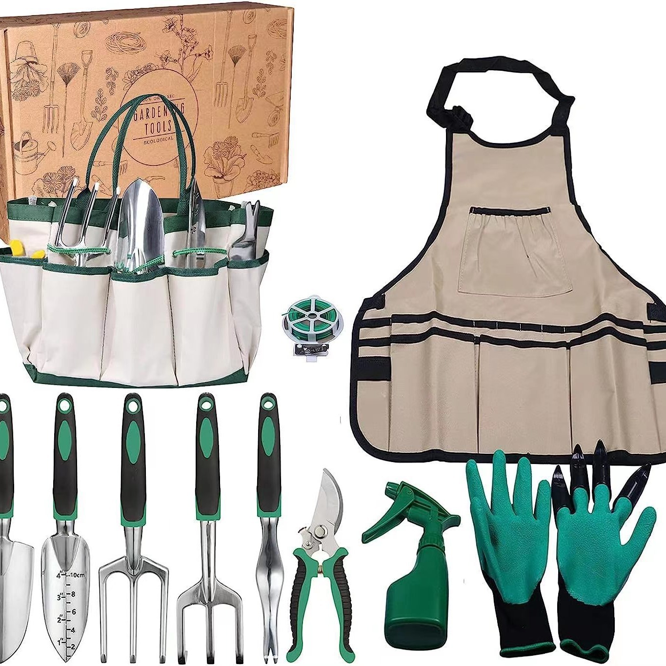 Gardening Tools Rake - Conjunto de Ferramentas de Jardim com