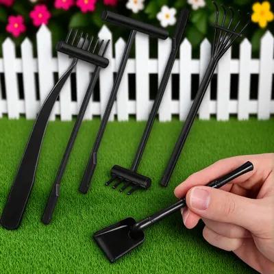 Gardening Tools Rake - Conjunto de 6 Peças de Mini