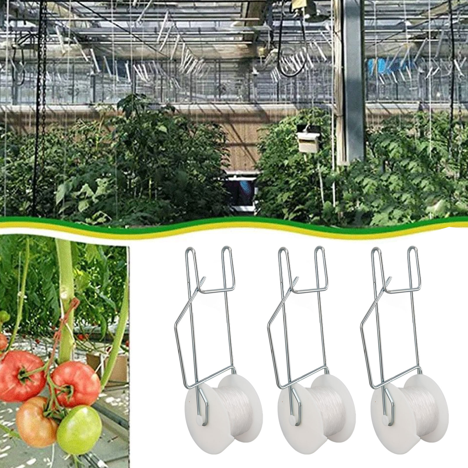 Gardening Tools Essential - 6-50 unidades Ganchos de Suporte para