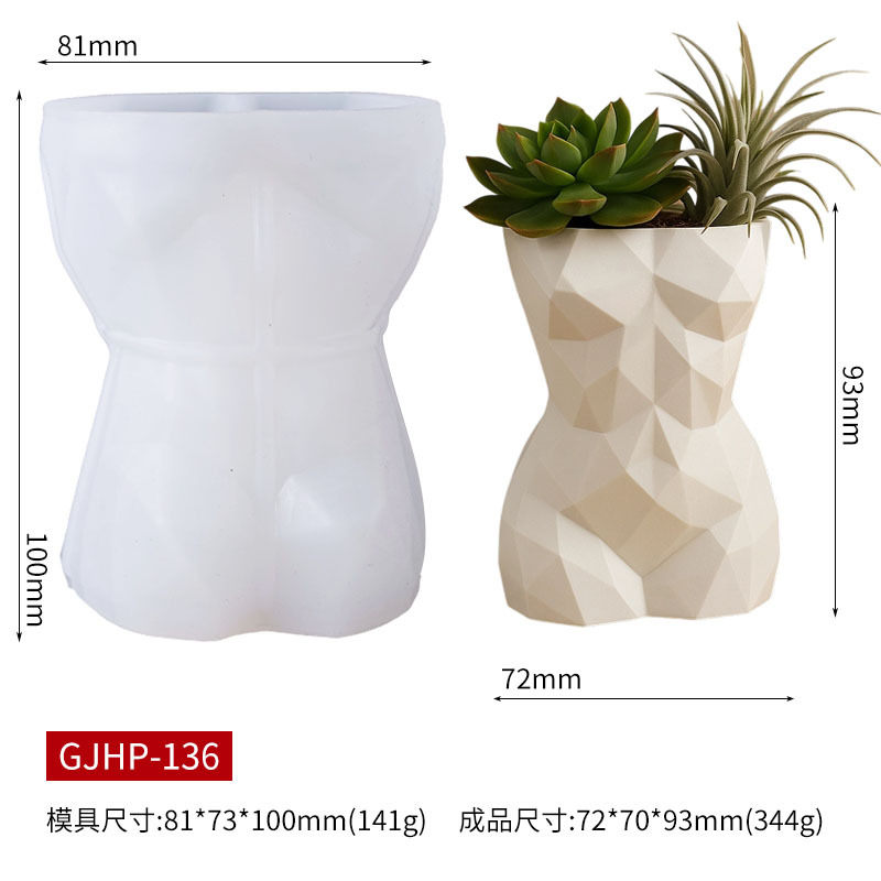 Molde de silicone geométrico 3 - Gardening Tools Women avaliação e preço