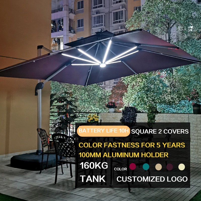 Guarda-chuva de Jardim Giratór - Gardening Tools Logo avaliação e preço