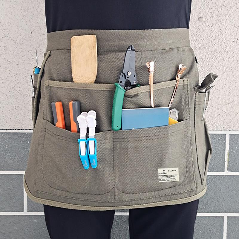 Avental de meio corpo com logo - Gardening Tools Logo avaliação e preço