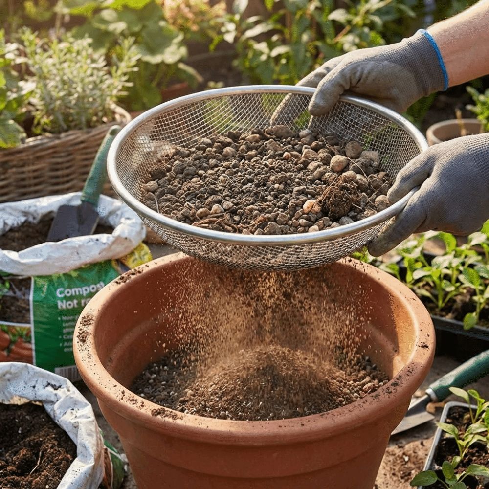 Peneira de Solo para Jardim 4/ - Garden Sieve Soil avaliação e preço