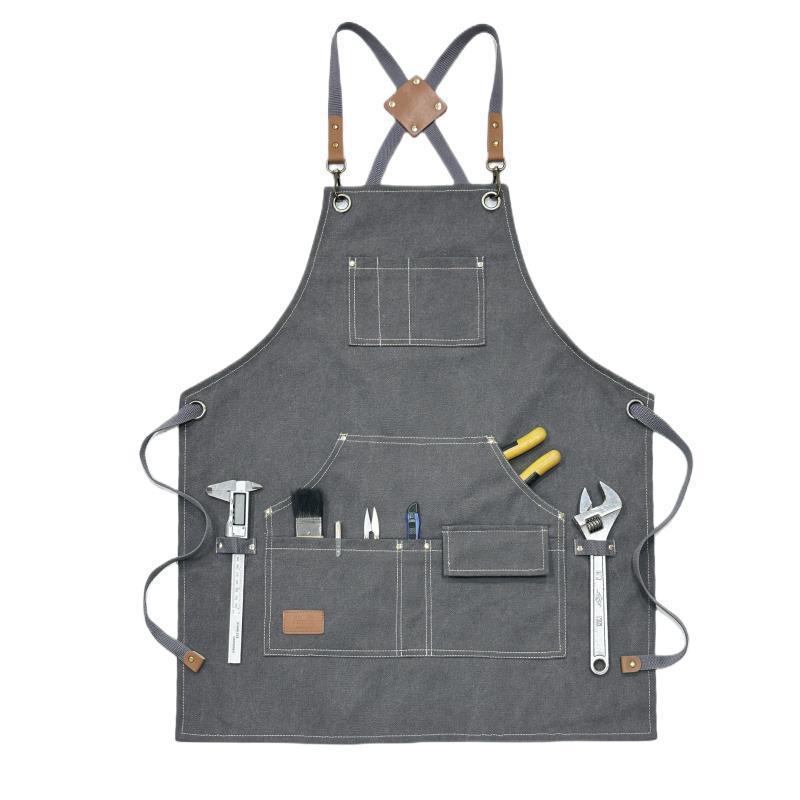 Avental de lona com vários bol - Gardening Tools Logo avaliação e preço