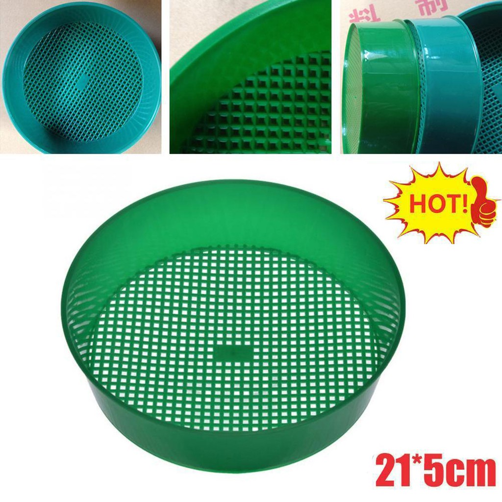 Peneira de jardim de plástico, - Garden Sieve Soil avaliação e preço