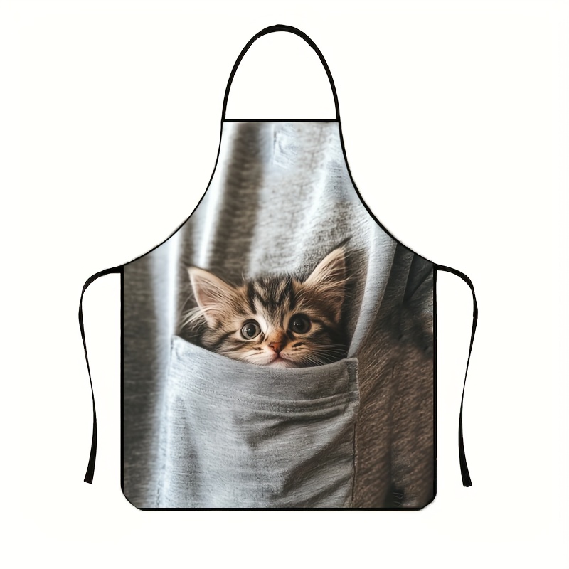 Avental com estampa de gatinho - Gardening Tools Women avaliação e preço