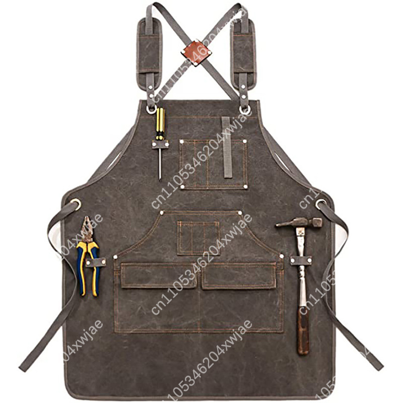 Avental de lona resistente com - Gardening Tools Logo avaliação e preço