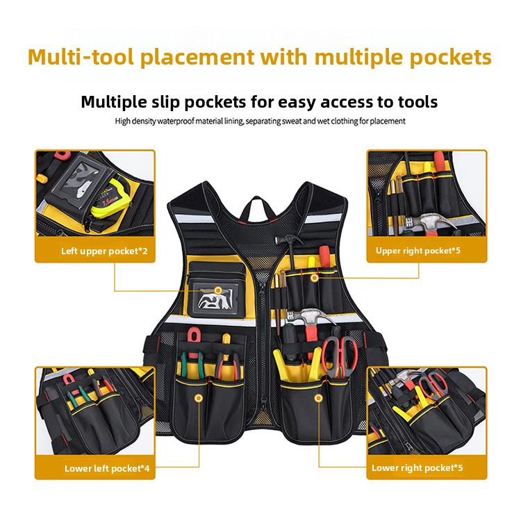 Colete Multifuncional Personal - Gardening Tools Logo avaliação e preço