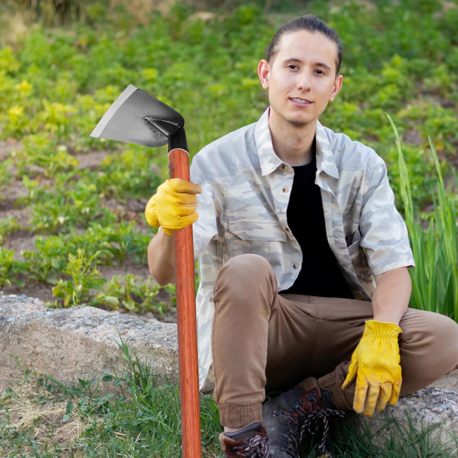 Enxada de aço manganês para ja - Gardening Tools Women avaliação e preço
